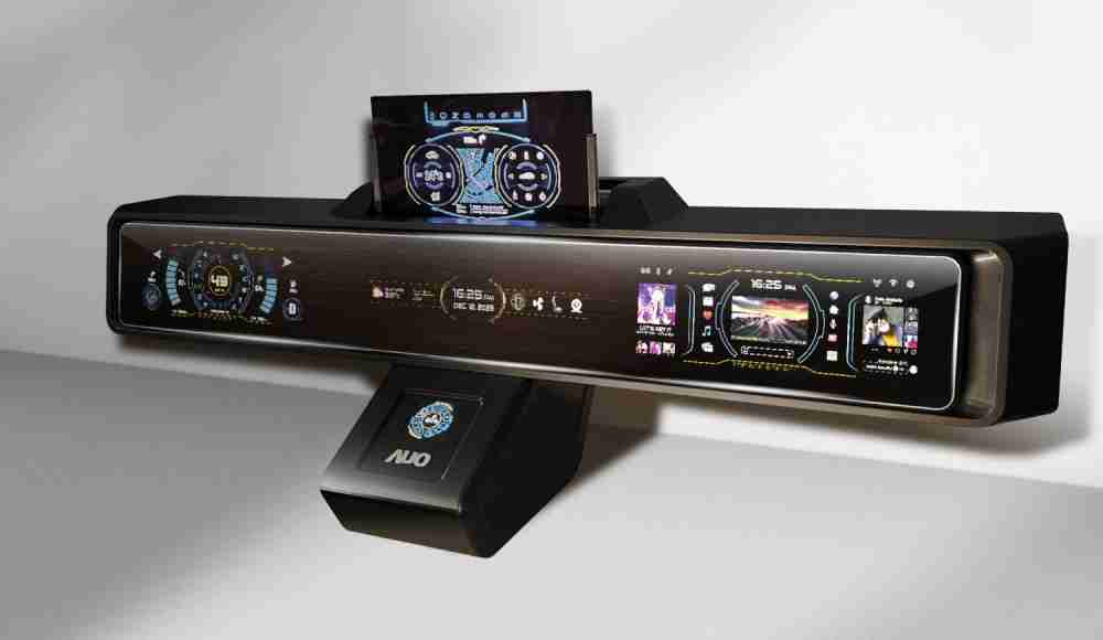 PA直营Micro LED沉浸式车舱显示方案结合 可卷式、、、、可伸缩的Micro LED应用并可呈现不同的质感纹路，，，，展现人性化设计